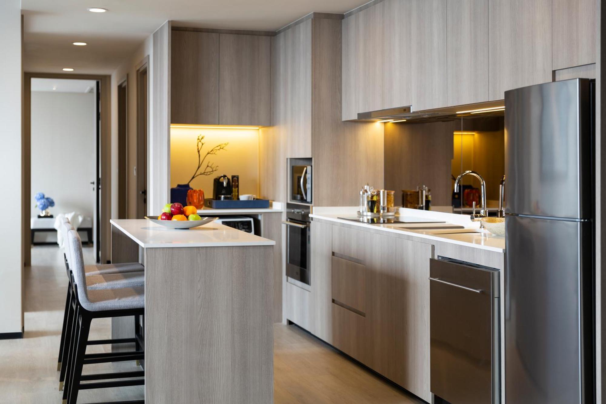 Ascott Thonglor Bangkok - SHA Plus Certified Kültér fotó A kitchen in a condominium