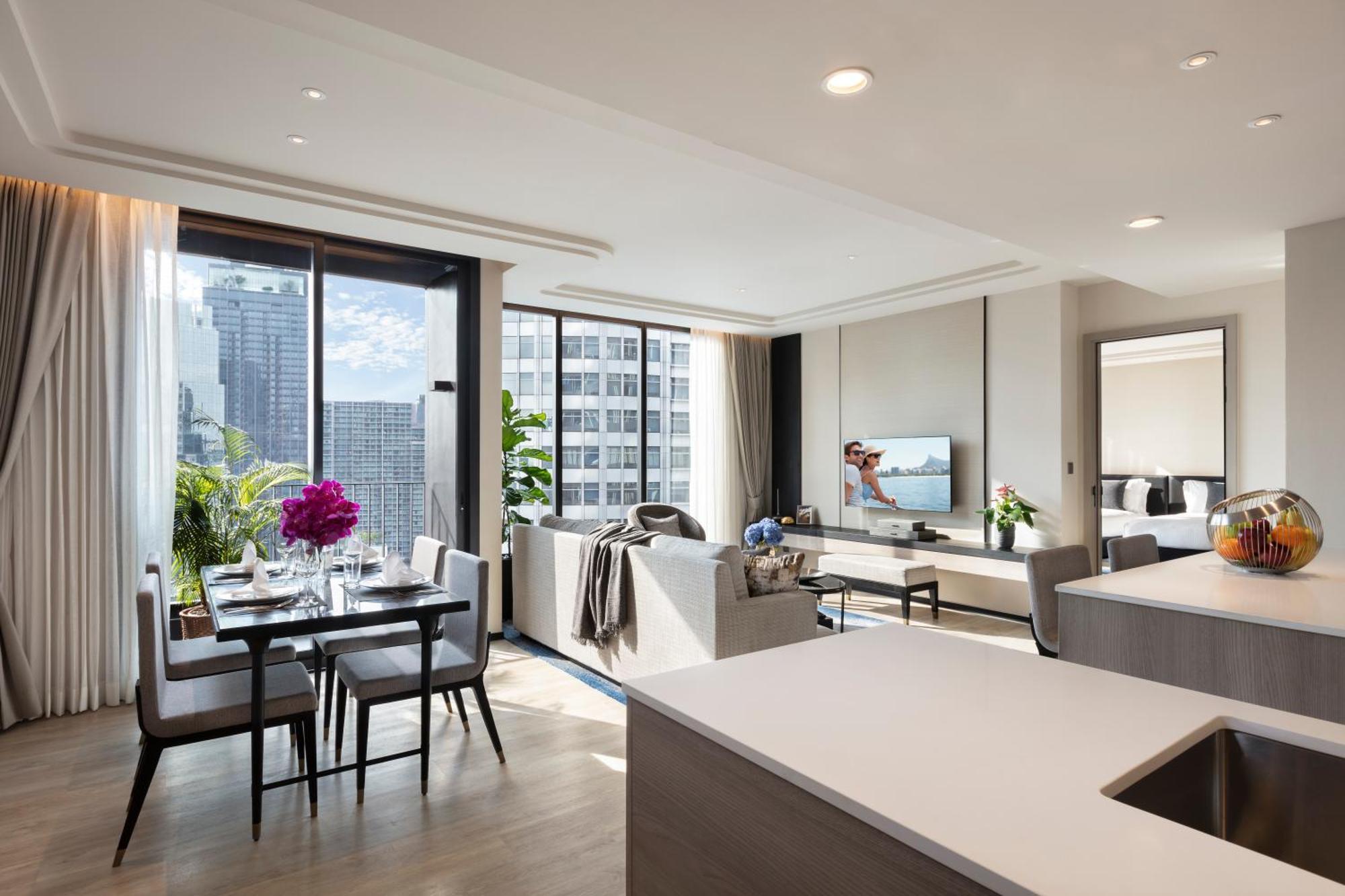Ascott Thonglor Bangkok - SHA Plus Certified Kültér fotó The interior of a typical apartment